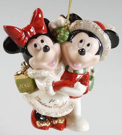 Mickey & Minnie First Christmas 2005 1st Christmas Together - Boxed