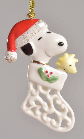 Whimsical Snoopy Ornaments Pierced Snoopy Charm - Boxed