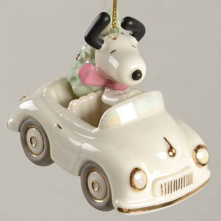 Whimsical Snoopy Ornaments Snoopy's Christmas Delivery - Boxed