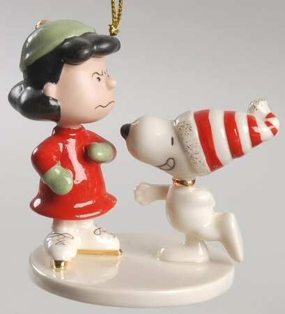 Whimsical Snoopy Ornaments Smile Lucy - It's Christmas! - Boxed