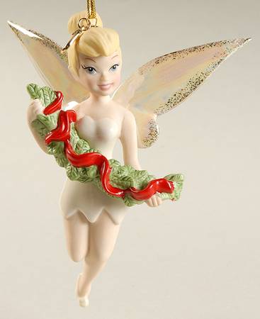 Tinkerbell Ornaments Trimmings With Tink - Boxed