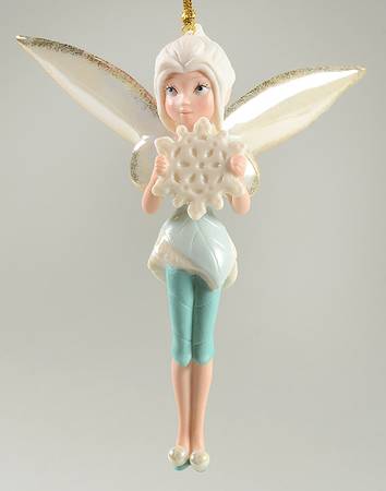 Tinkerbell Ornaments Periwinkles Snowy Wish - Boxed