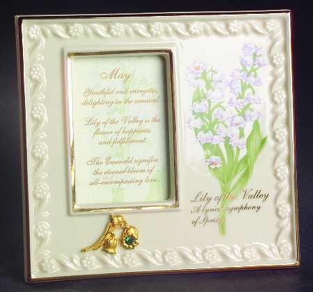 China Treasures Birthstone Frames May - Boxed