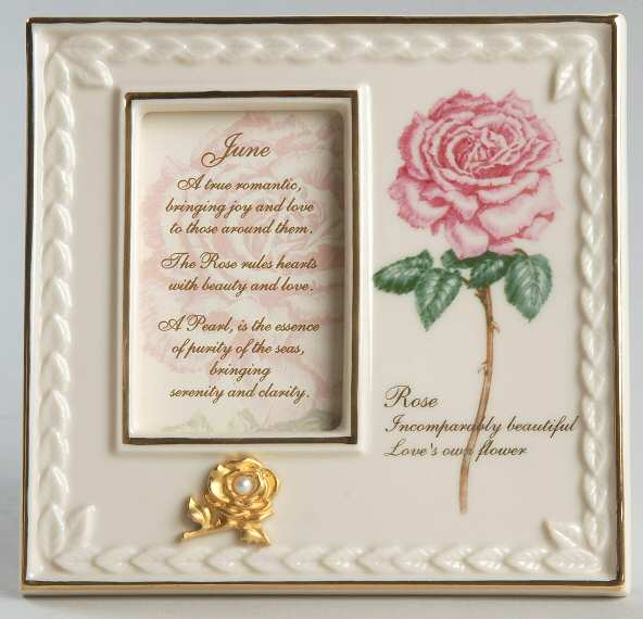 China Treasures Birthstone Frames June - Boxed