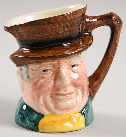 Character Jug Weller-Brown Hat-Mini - No Box