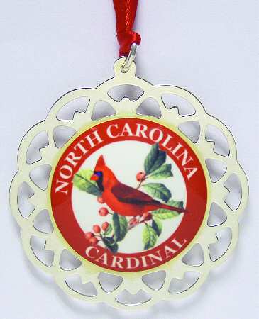 State Bird Medallion North Carolina Cardinal Medallion - Boxed