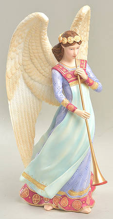 Miracle in Bethlehem Angel With Horn - No Box