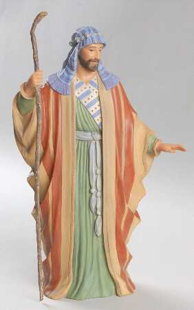 Miracle in Bethlehem Shepherd With Staff - No Box