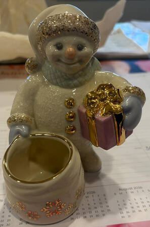 Snowlight Collection Snowman's Glow-Votive - Boxed