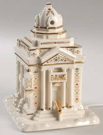 Mistletoe Park Village Bank - Boxed