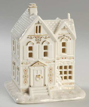 Mistletoe Park Village Victorian House - Boxed
