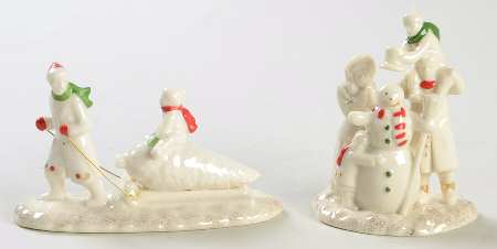 Mistletoe Park Village Winter Family Fun(2pc) - Boxed