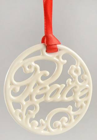 Charms Peace Pierced Charm - Boxed