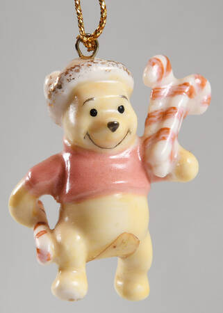 The Hundred Acre Wood Pooh With Candy Canes - No Box