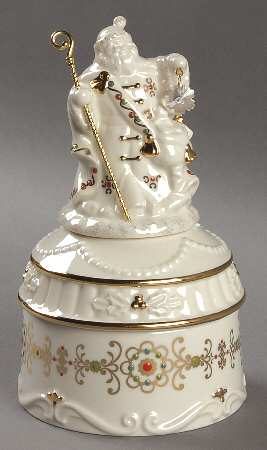 China Jewels Musicals Santa-Toyland - With Box