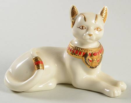 Classic Cat Collection Ivory Egyptian Cat Goddess - Boxed