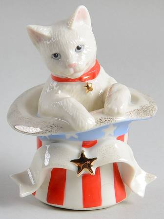 Classic Cat Collection Fourth Of July Surprise-Cat In Hat - Boxed