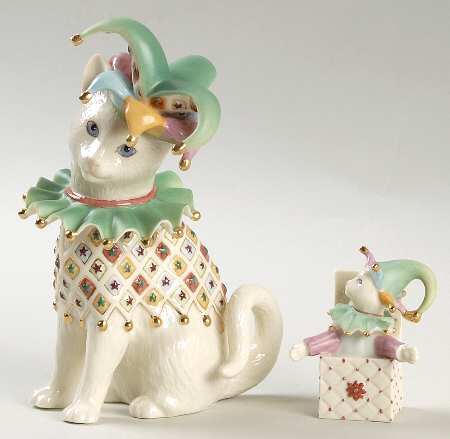 Classic Cat Collection Court Jester-2 Pc Set - With Box