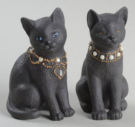 Classic Cat Collection Ebony Elegance-2pc Set - No Box
