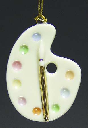 Toyland Ornaments Artist's Palette - No Box