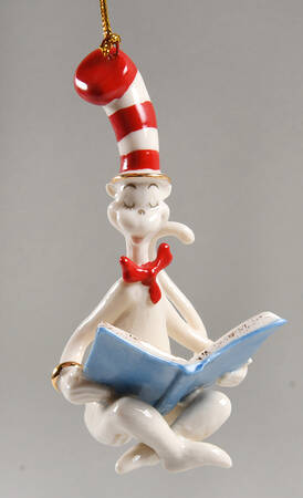 Dr Seuss Figurines Cat In The Hat Ornament - Boxed