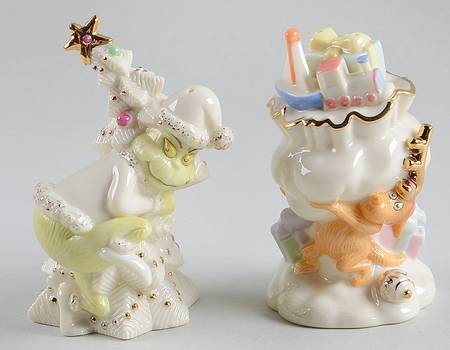 Dr Seuss Figurines The Grinchiest Salt & Pepper Set - Boxed