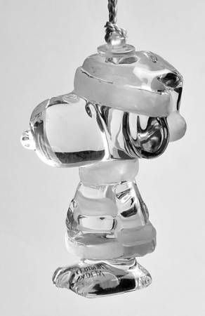 Crystal Snoopy Ornaments Snoopy - With Box