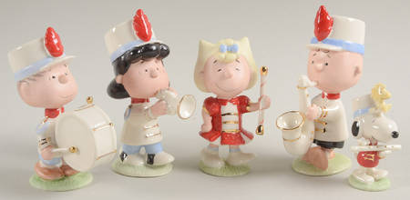 Peanuts Figurines Peanuts Marching Band-Set Of 5 - Boxed