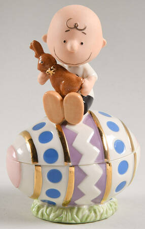 Peanuts Figurines Charlie Brown Easter Egg Box - Boxed
