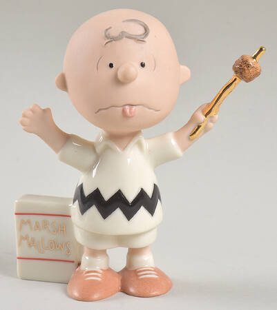 Peanuts Figurines Charlie Brown-Camping Adventure - No Box