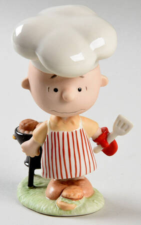 Peanuts Figurines Barbecue - Charlie - No Box 66a
