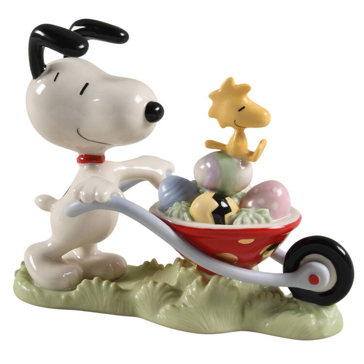 Peanuts Figurines Snoopy's Easter Egg Delivery - No Box