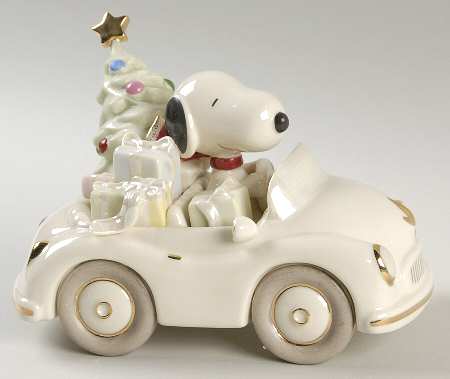 Peanuts Figurines Cruisin' At Christmas - Boxed