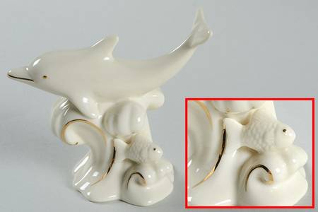 Classic Ivory Miniatures Dancing Dolphin-Fish - No Box