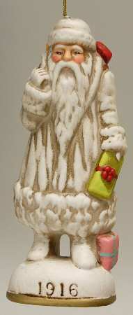 Memories of Santa St Nick In White Suit - Boxed