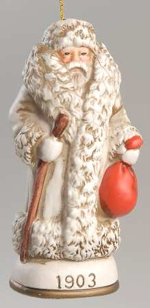 Memories of Santa Santa In White Coat - Boxed