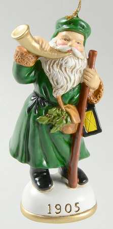 Memories of Santa St Nicholas With Lantern - Boxed