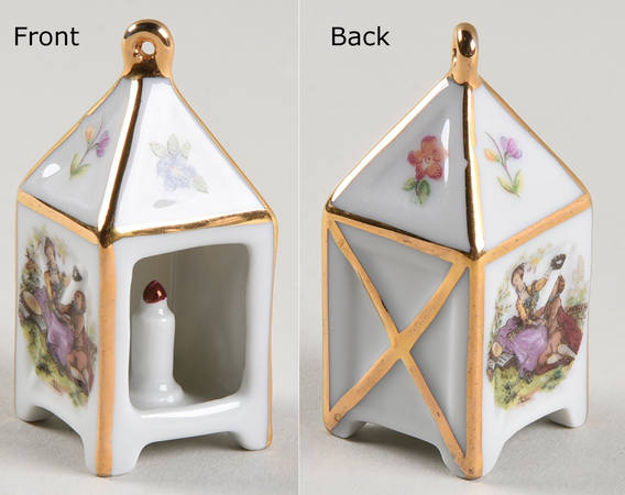 Limoges Miniature Figurines & Giftware Lantern - White - No Box