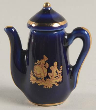 Limoges Miniature Figurines & Giftware Coffee Pot Flat - Proposal - No Box