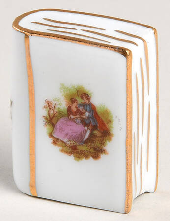 Limoges Miniature Figurines & Giftware Book-Dresser - No Box