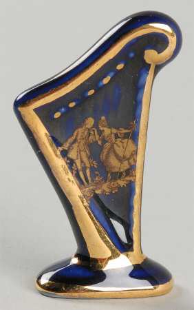 Limoges Miniature Figurines & Giftware Harp - No Box