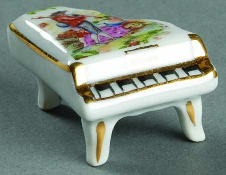Limoges Miniature Figurines & Giftware Piano-Whtie - No Box