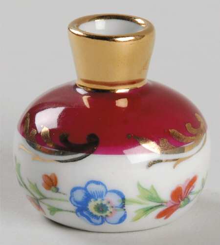 Limoges Miniature Figurines & Giftware Vase-Red - No Box