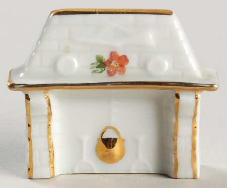Limoges Miniature Figurines & Giftware Fireplace-White - No Box 60