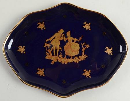 Limoges Miniature Figurines & Giftware Tray For Toy Tea Set  - No Box