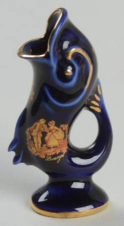 Limoges Miniature Figurines & Giftware Fish Pitcher - No Box
