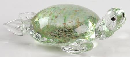 Lenox Art Glass Figurines Sea Baby-Turtle - Boxed