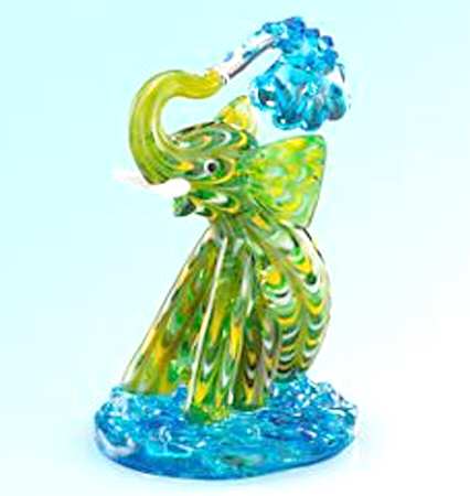 Lenox Art Glass Figurines A Summertime Shower - Boxed