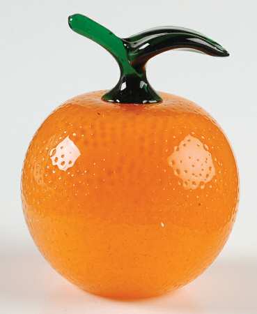 Lenox Art Glass Figurines Sun Drenched Splendor-Orange - No Box