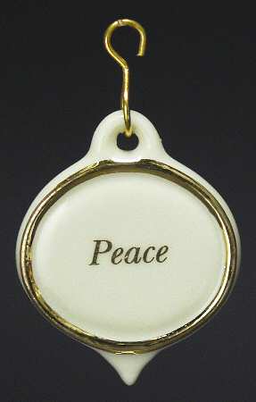 Tree Charmer Ornaments Peace Charm-Snowflake - No Box